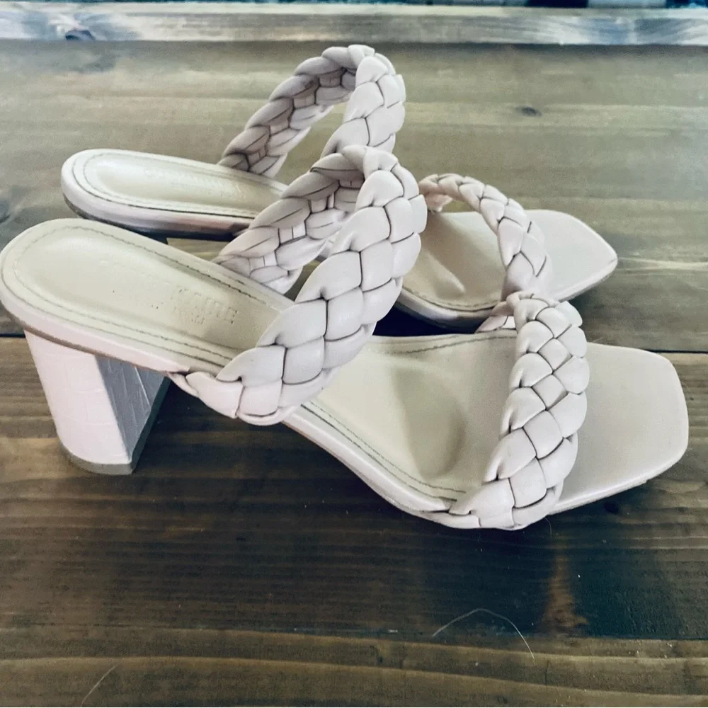 Braided wedge heel sandals - Picture 6 of 10